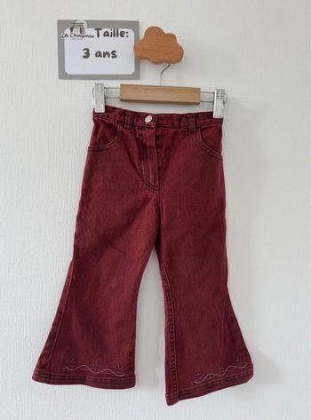 Jean pat d’éléphant - taille 3 ans 🌸