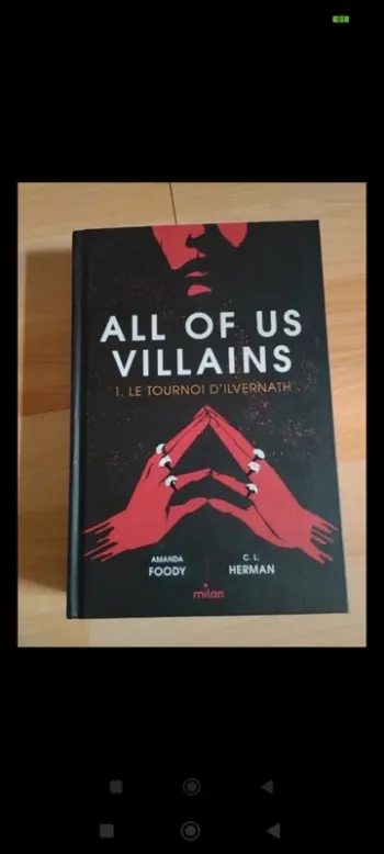 Livre collector all of us villains