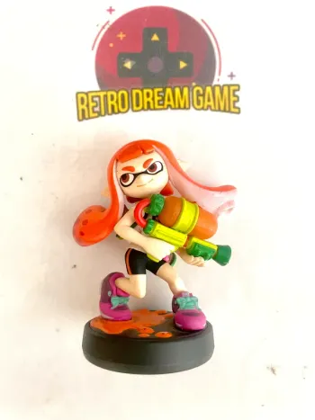 Amiibo Splatoon Fille Orange néon Inkling