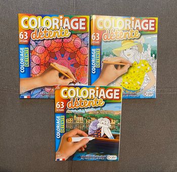 Lot coloriages détente