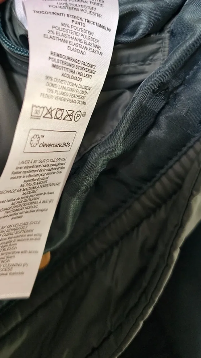 Manteau Doudoune Longue Duvet Plumes Saint James Taille 40 - photo numéro 8