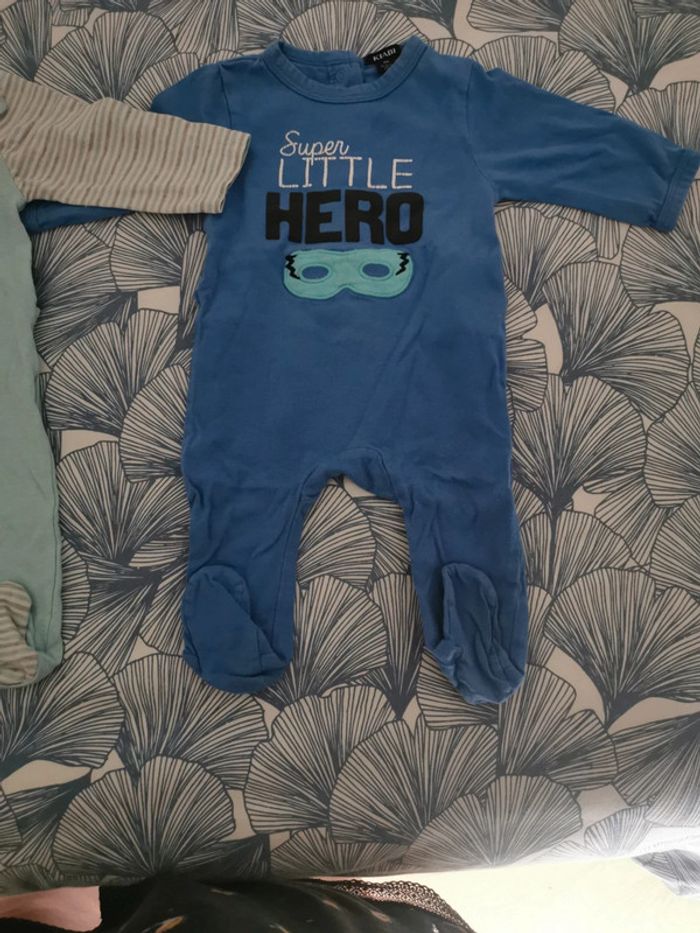Lot 2 pyjamas bébé 3mois - photo numéro 3