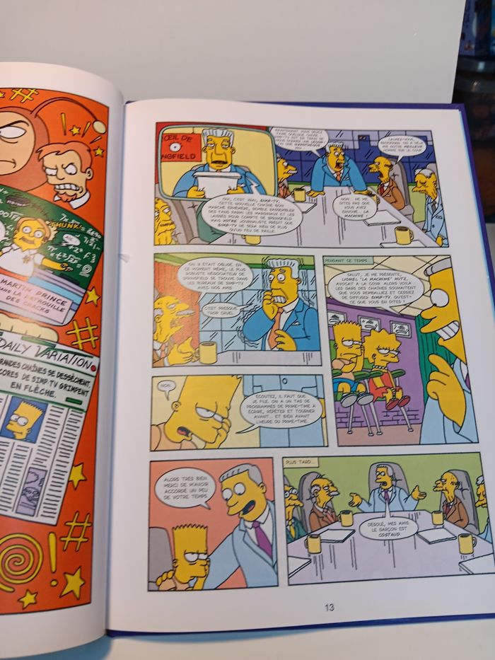 Livre Bande dessinée les Simpson trop top pour la télé - photo numéro 5