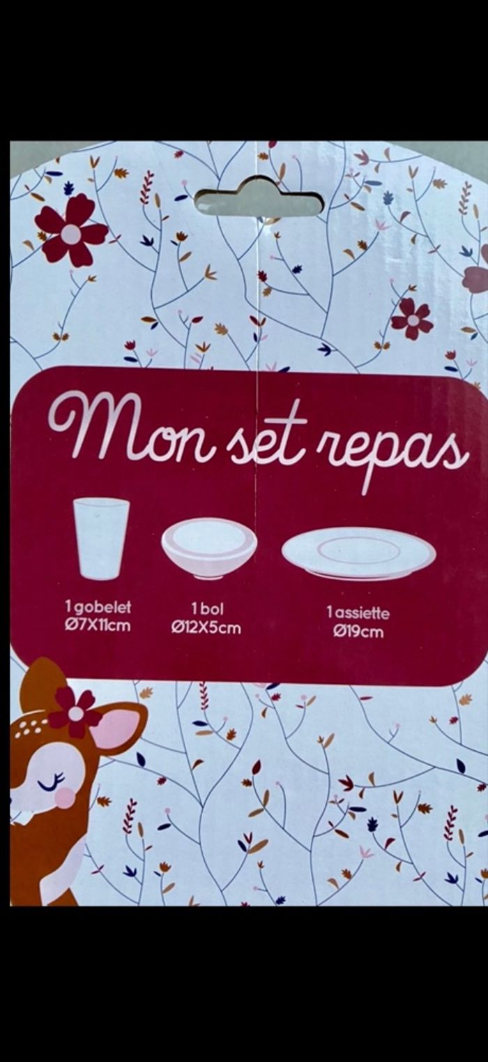 Set repas biche - photo numéro 6