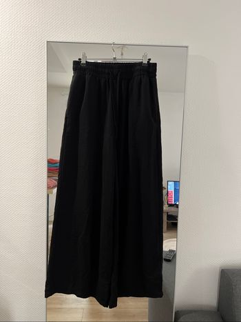 Pantalon fluide noir, cache cache, 36