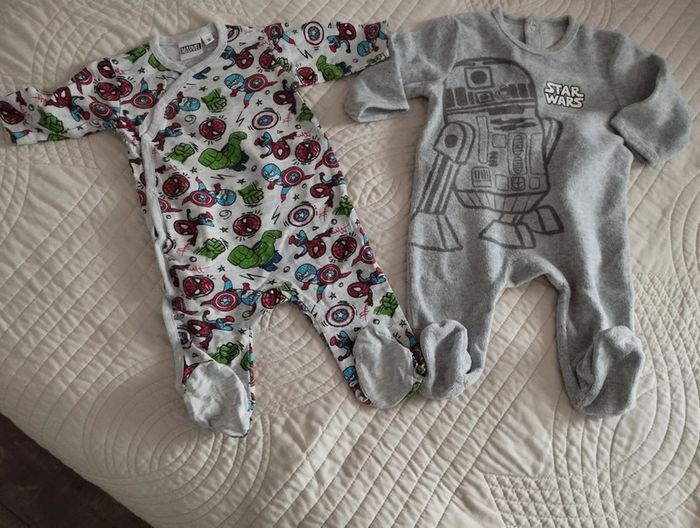 Lot de deux pyjamas 3 mois