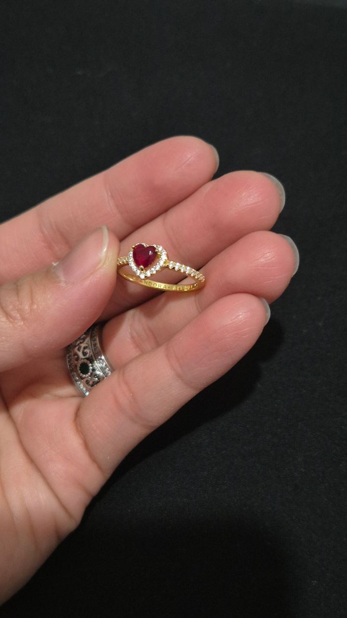 Bague coeur rouge Pandora - photo numéro 3