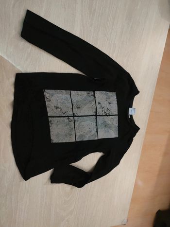 Tee shirt noir photomaton violetta