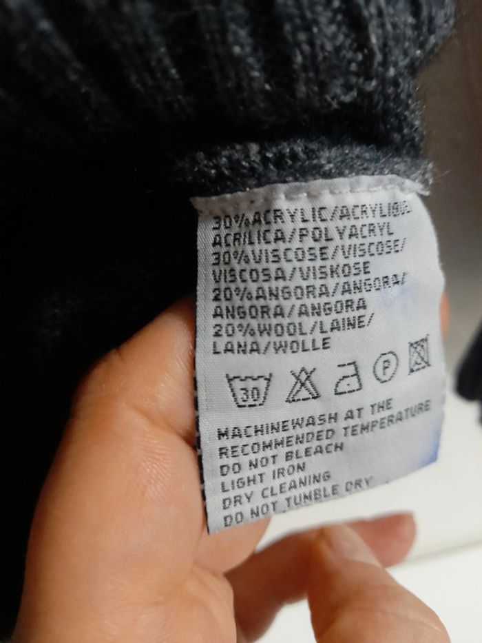 Robe moulante à col roulé en laine et angora CBMM taille S - photo numéro 5