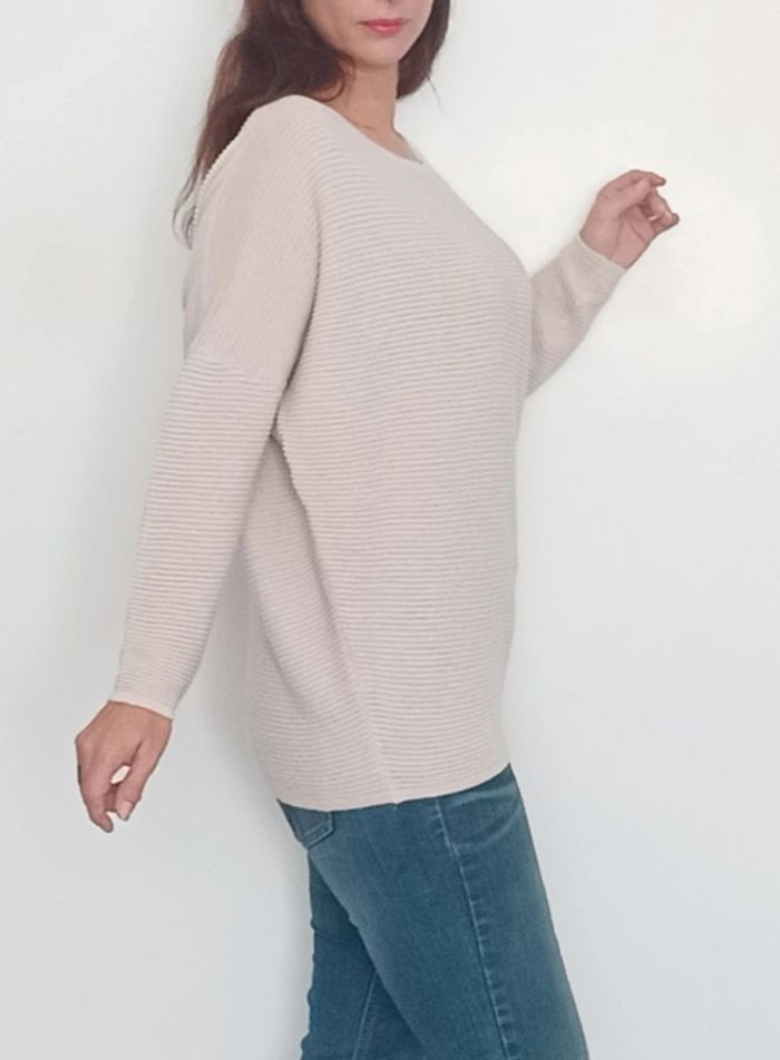 Beau pull côtelé pailleté TU - photo numéro 7
