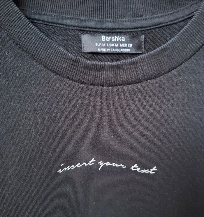 Pull/sweat bershka taille M couleur noir - photo numéro 3
