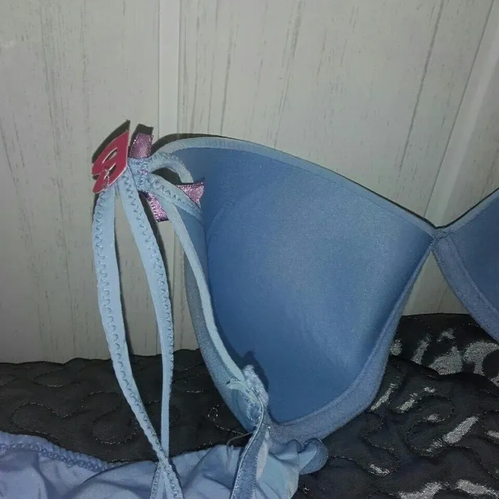 Soutien gorge bleu ciel 95b - photo numéro 4