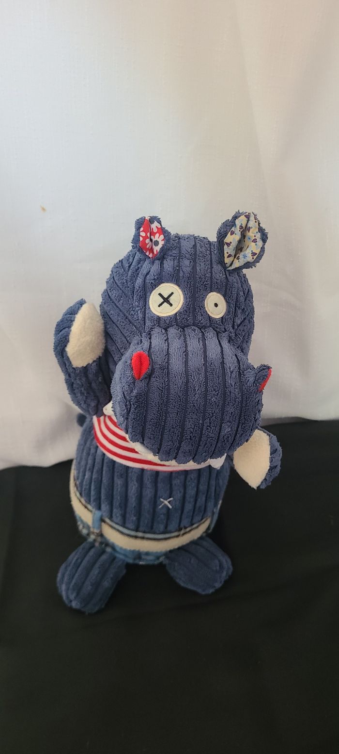 Peluche Original Hippipos l'hippopotame les déglingos - photo numéro 5