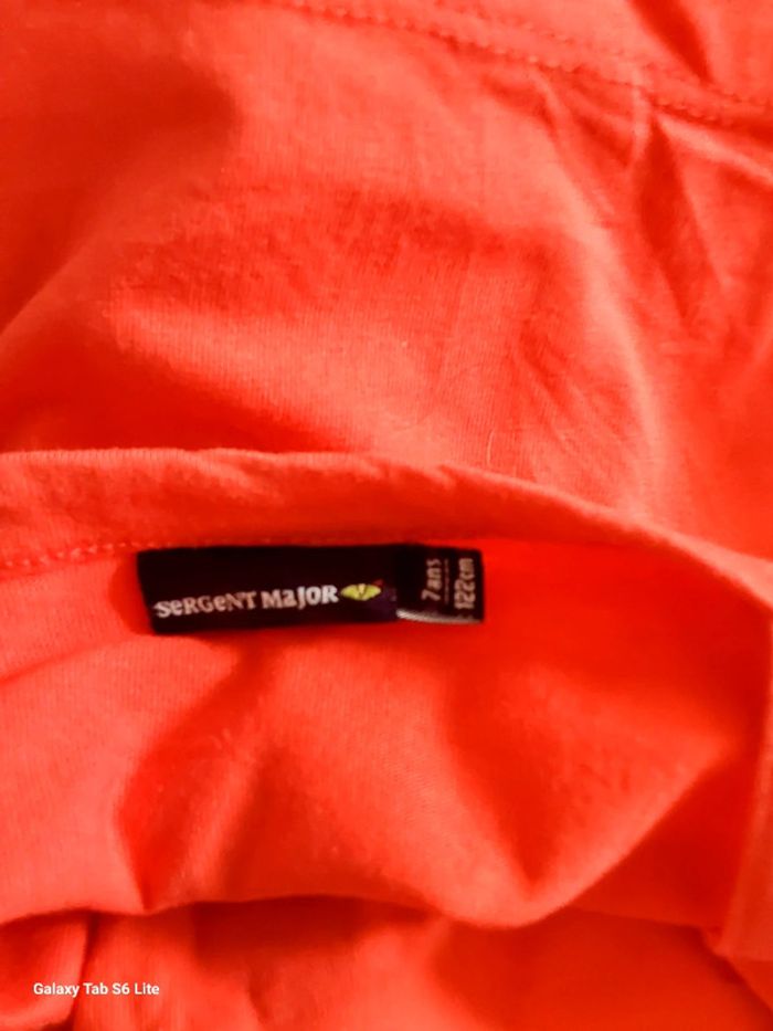 T shirt sergent major fille 7 ans - photo numéro 4