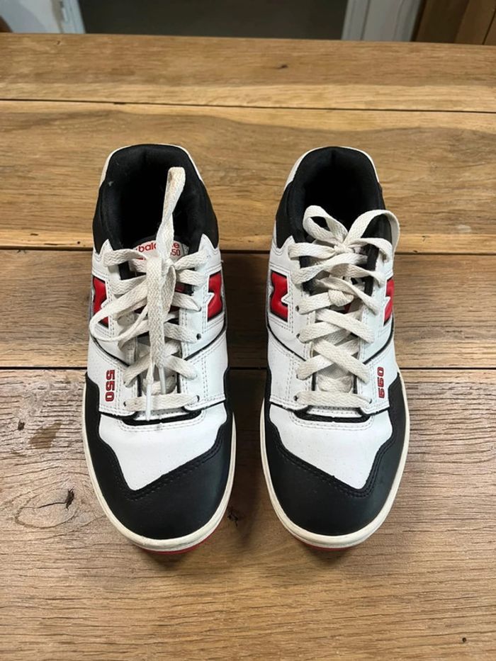 New Balance 550 White Red Black - photo numéro 4