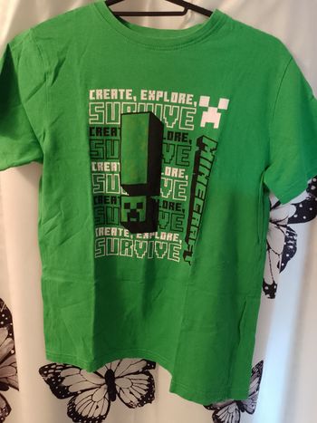 T shirt Minecraft 10/11 ans