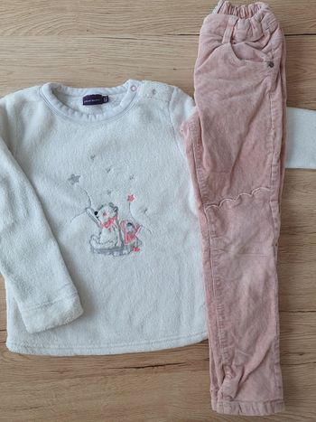 Ensemble vertbaudet/sergent major 6ans