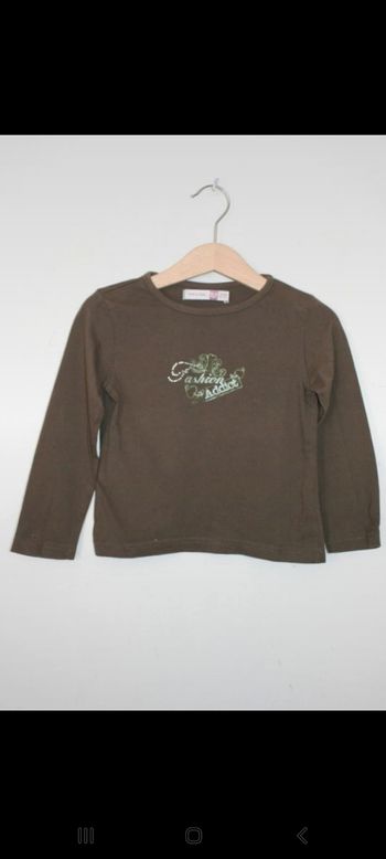 Tee-shirt marron Tape à l'oeil 3 ans