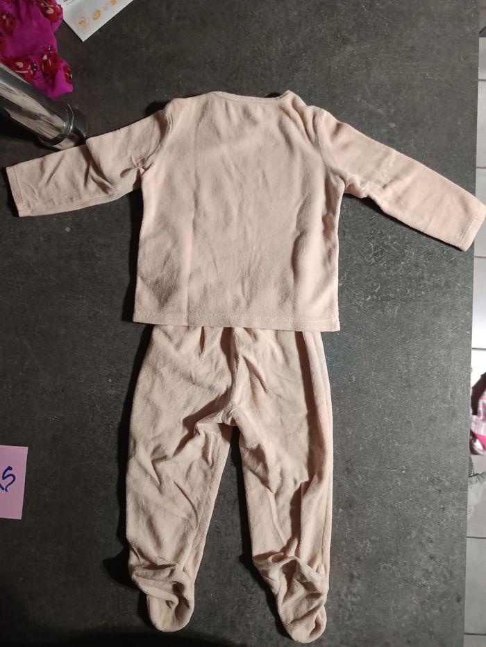 Pyjama 2 pièces "mini flower" 12 mois - photo numéro 6