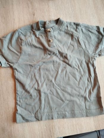 Tee shirt vert 12 mois
