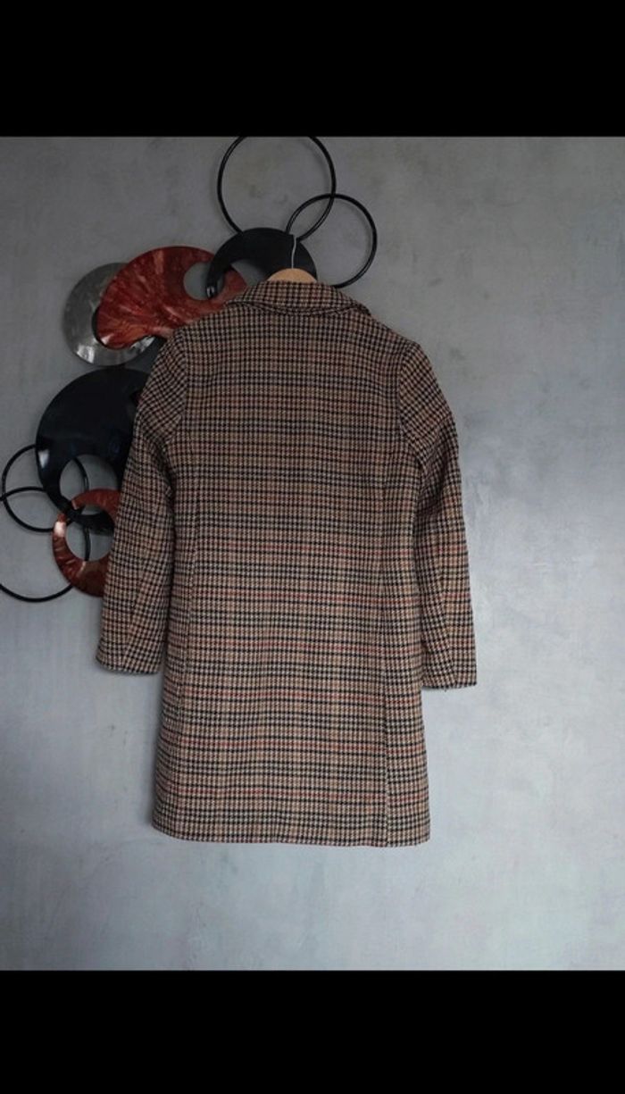 Manteau mi-long tartan Formula Joven - photo numéro 2