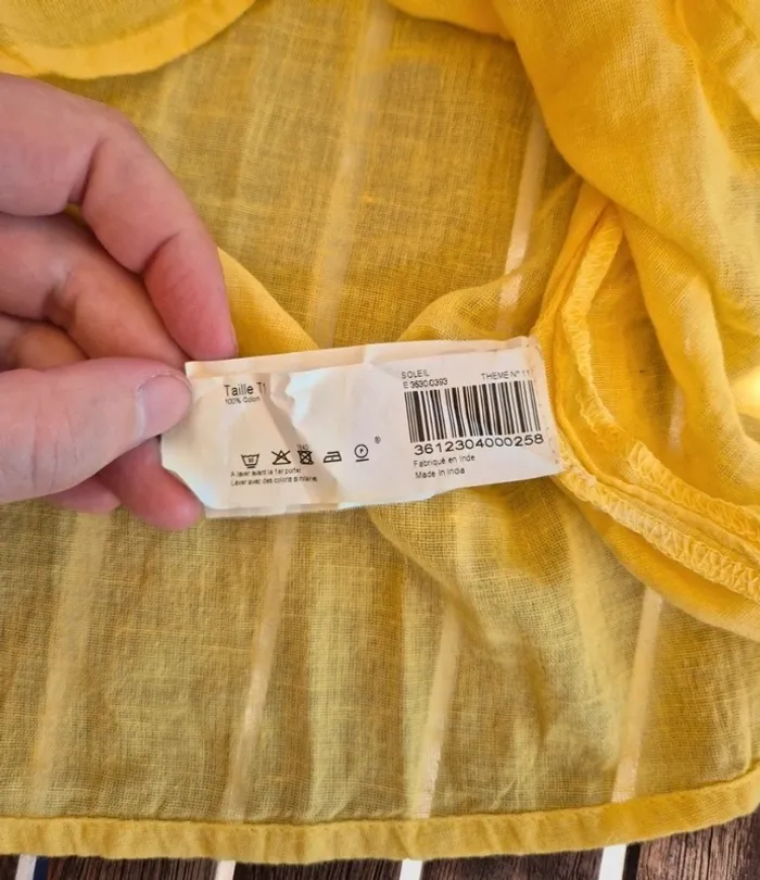 Blouse jaune Monoprix T.36 - photo numéro 7