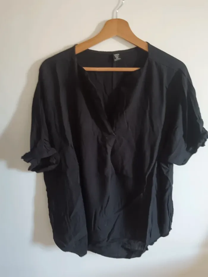 T-shirt noir basic - photo numéro 2