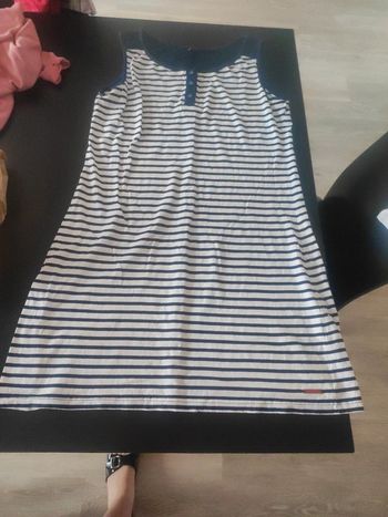 Robe rayé type marinière