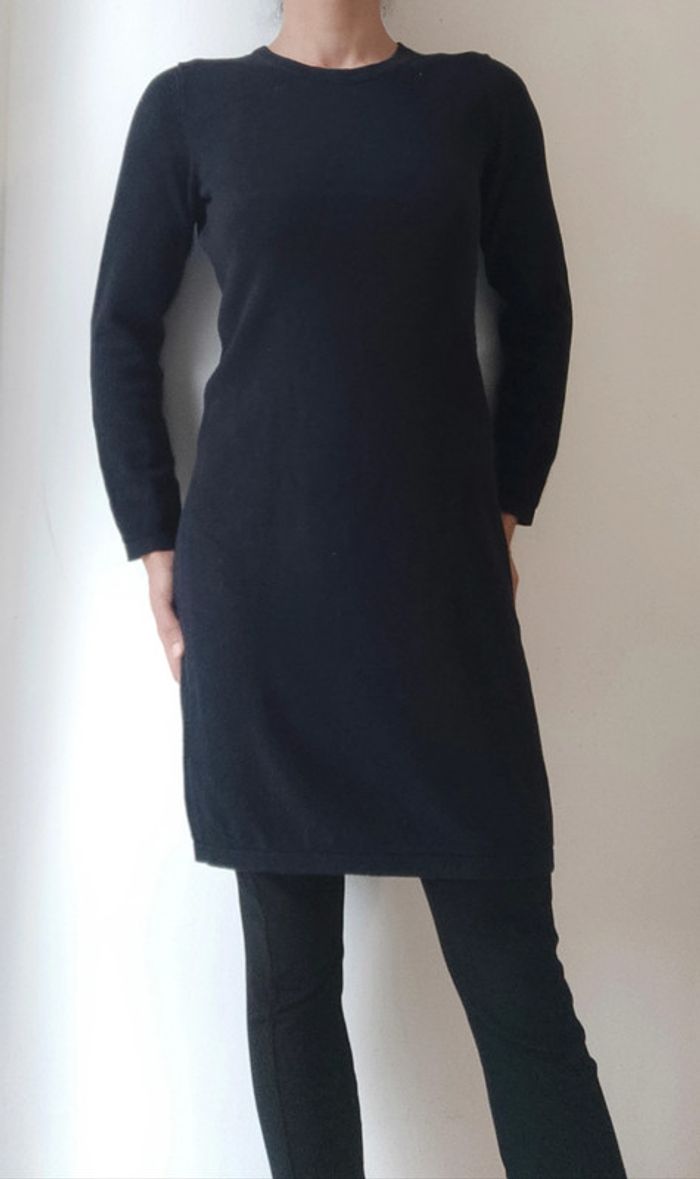 Robe pull bleu marine EDC by Esprit 38 bon état - photo numéro 3