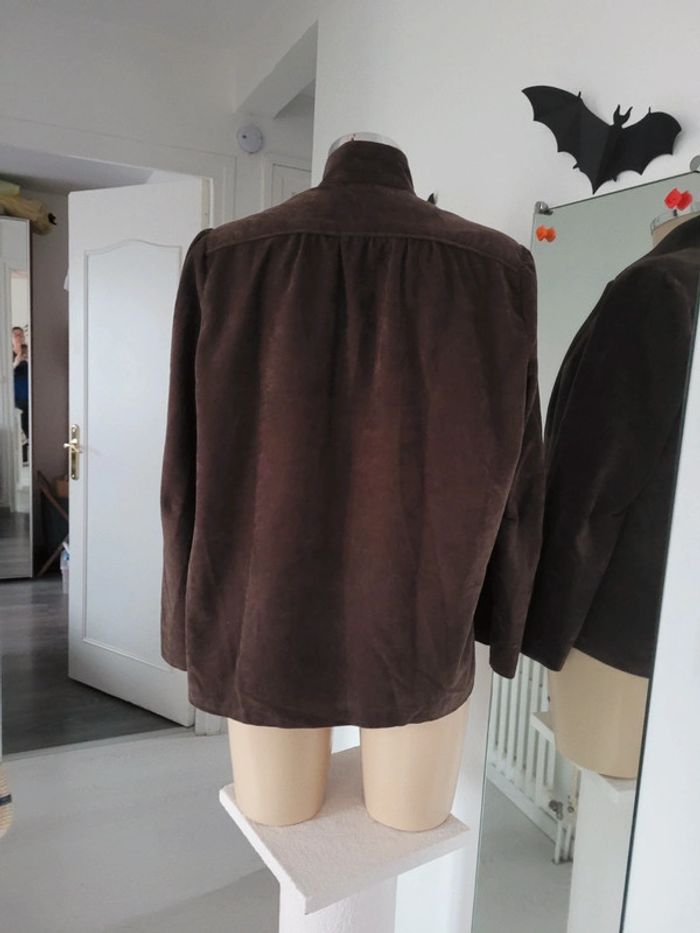 Veste en suédine mi-saison - photo numéro 5