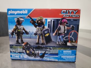 Playmobil 71146 City action - Équipe des Forces speciales  avec bandit.
