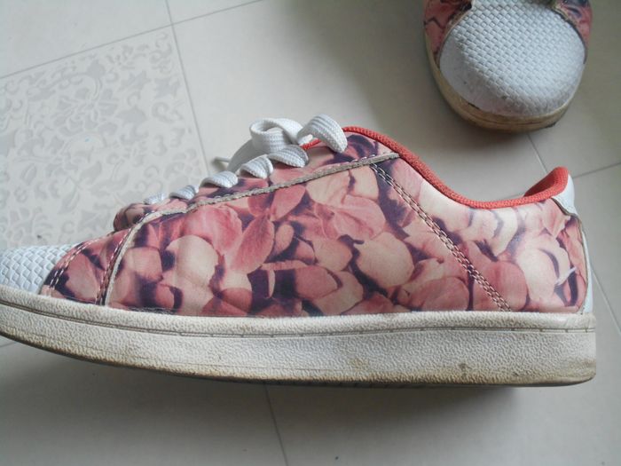 Chaussure à fleur rose orangé pointure 36 - photo numéro 9