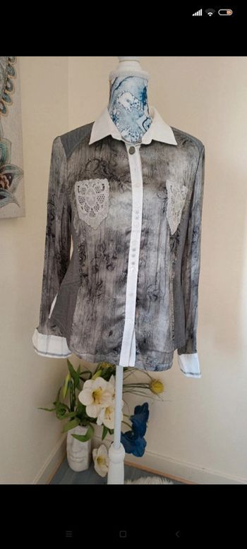 Chemise manches longues originale femme t 40