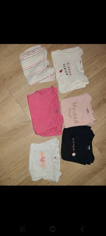 Lot t-shirts 12M