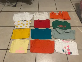 Lots Tee shirt ML et MC