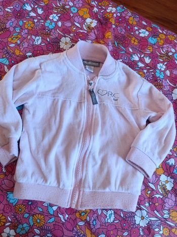Gilet rose clair taille 2 ans de la marque orchestra