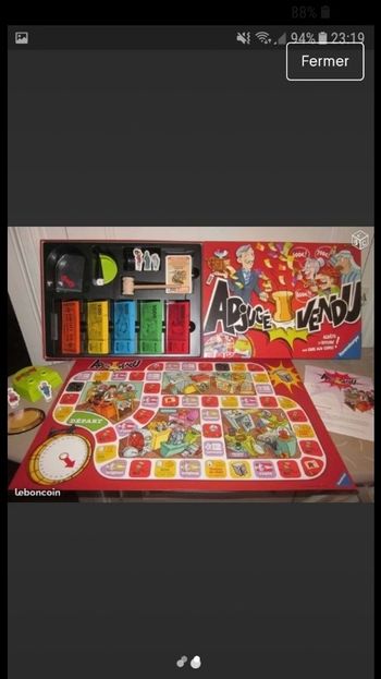Jeu Adjugé vendu