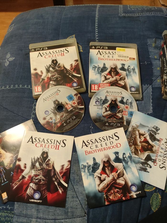 Lot Assassin's Creed 2 + Brotherhood PS3