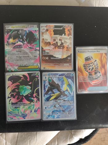 Lot 5 cartes pokémon méga évolution