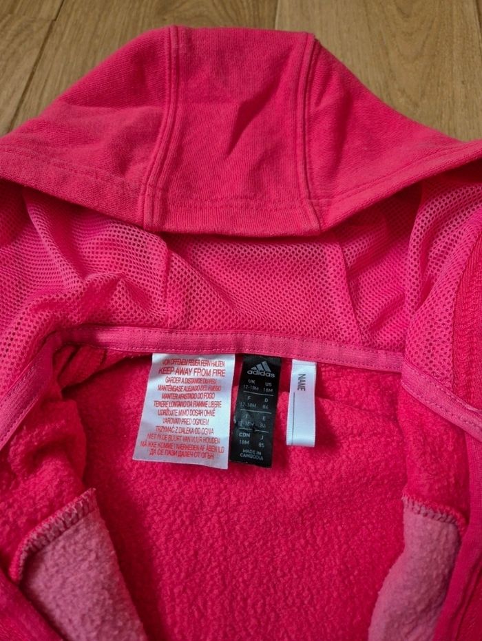 Gilet rose à capuche - photo numéro 5