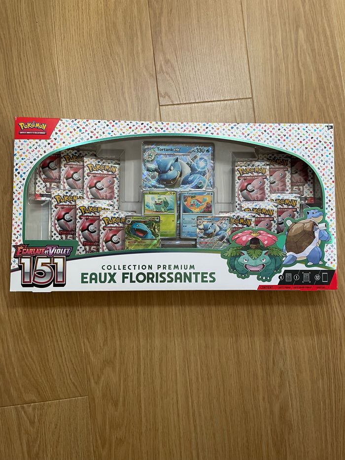 Pokemon 151 - Coffret collection premium Eaux florissantes  - FR et scellé