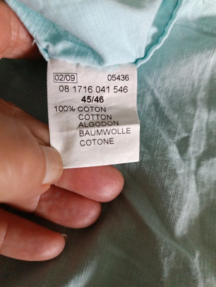 Chemise turquoise Sergio Vitti XXL - photo numéro 5