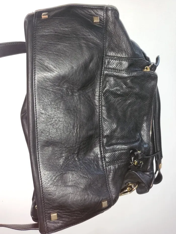 Sac en cuir minelli - photo numéro 4