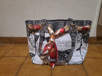 Sac a main à motif / vintage