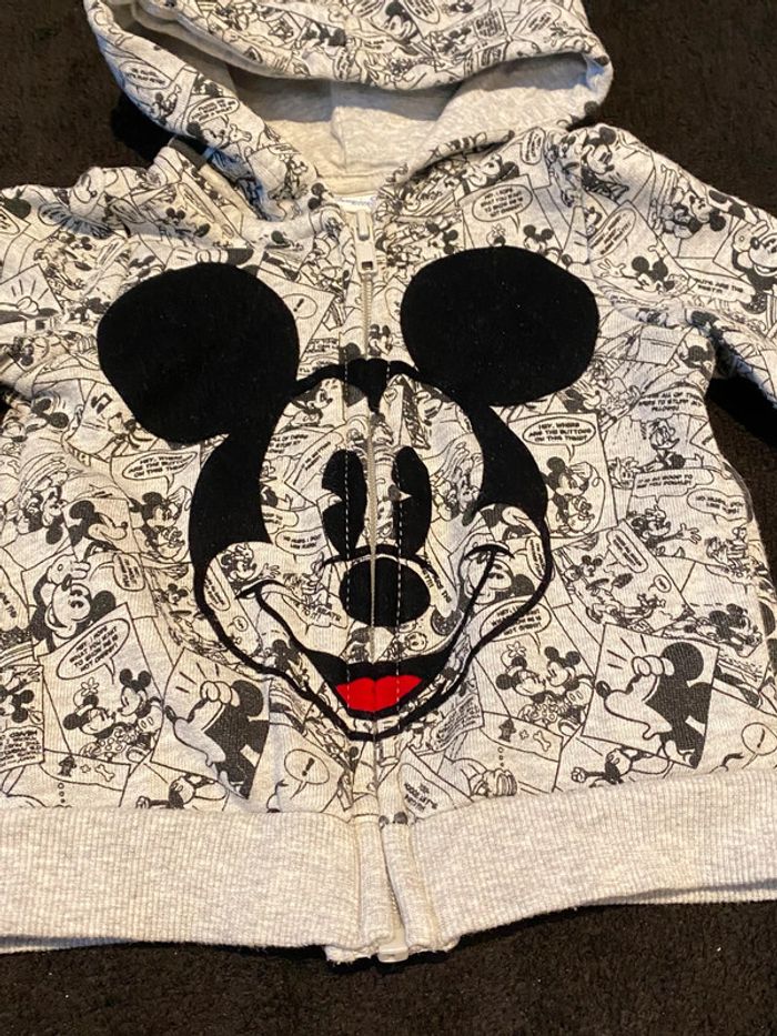 Gilet zippé Mickey 18 mois Disney - photo numéro 4