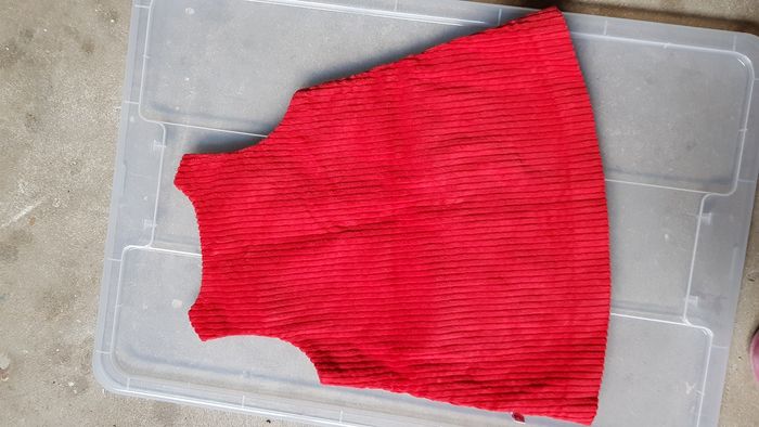 Robe côtelée rouge JACADI 12 mois - photo numéro 4