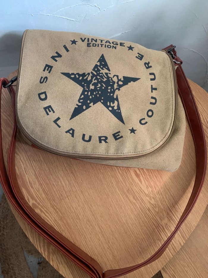 Sac bandoulière vintage édition Inès delaure couture