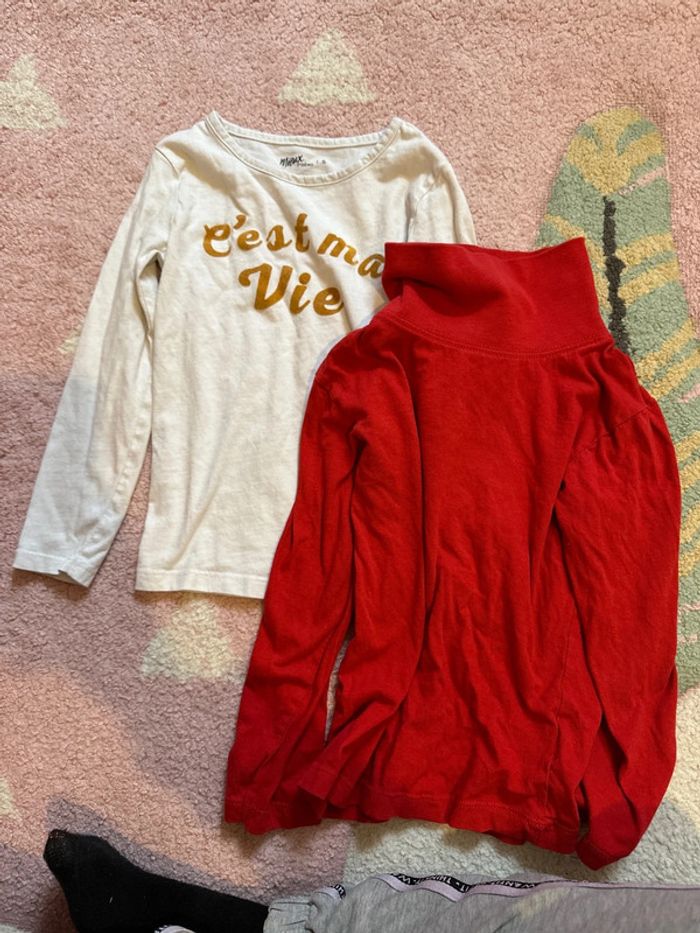 Lot de t-shirt manche longue taille 6 ans