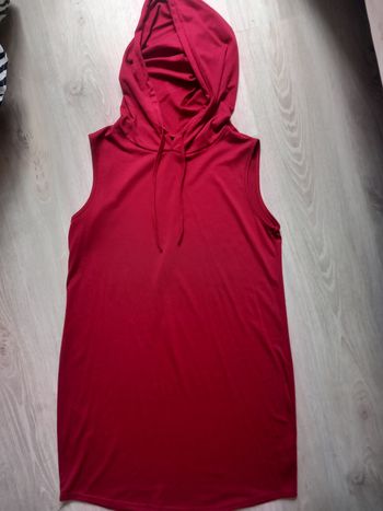 Robe à capuche bordeaux T.M Shein