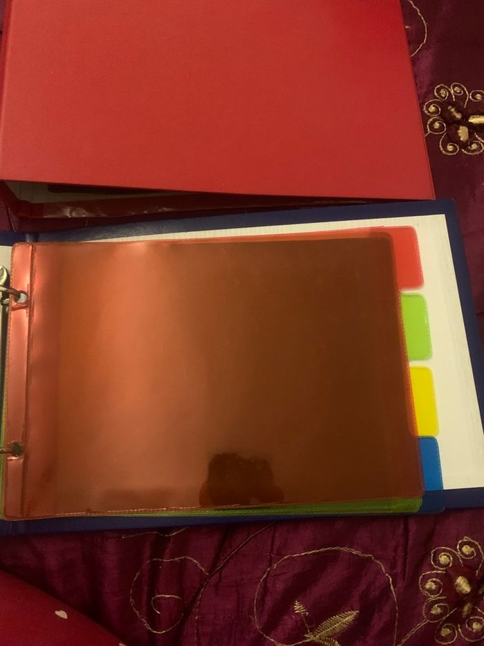 Lot de 2 classeur pour fiche bristol - photo numéro 2